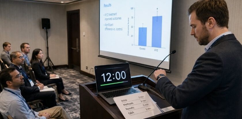 Time Management in a 10–15 Minute Presentation Slot