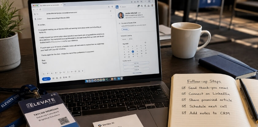 What to Do After a Great Conference Conversation (Follow-Up Strategy)