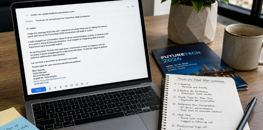 What to Include in Your Thank You Email (Core Elements)