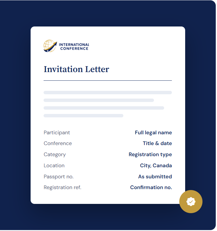Preview the Invitation Letter Format