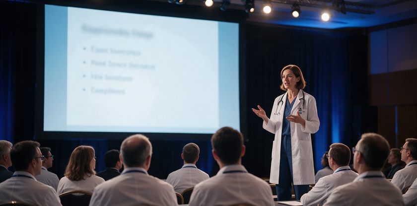 Disclosure Slide at a Medical Conference